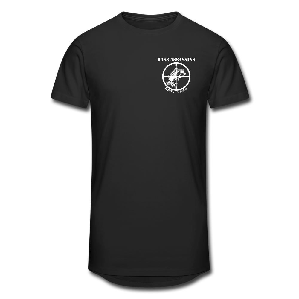 Bass Assassins Full Logo Long T - black