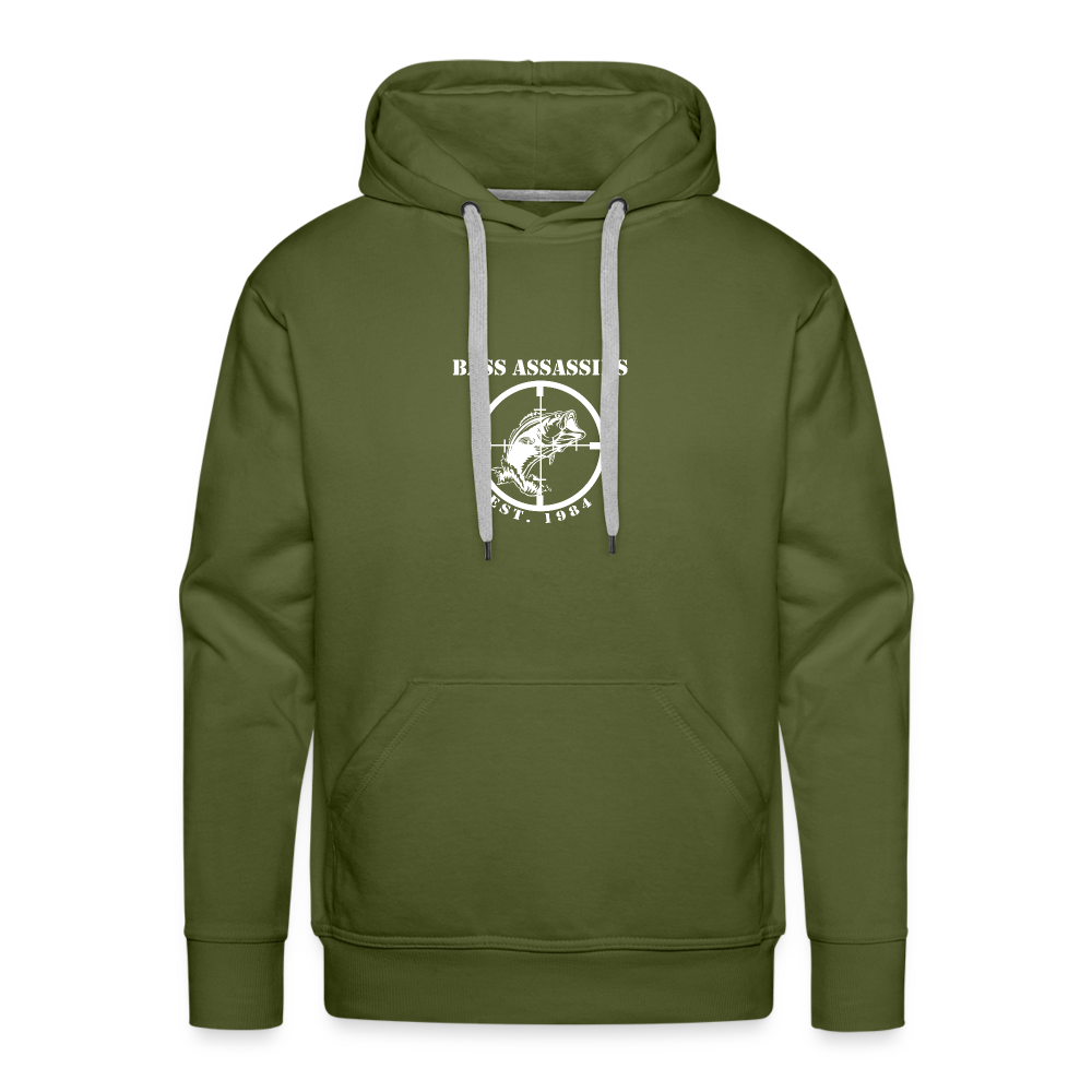 Bass Assassins Logo Full Hoodie - olive green