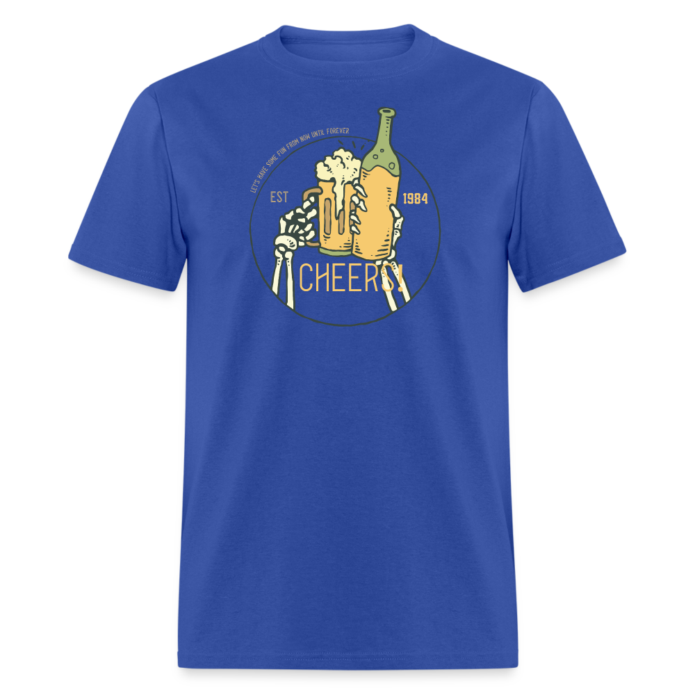 Cheers - royal blue