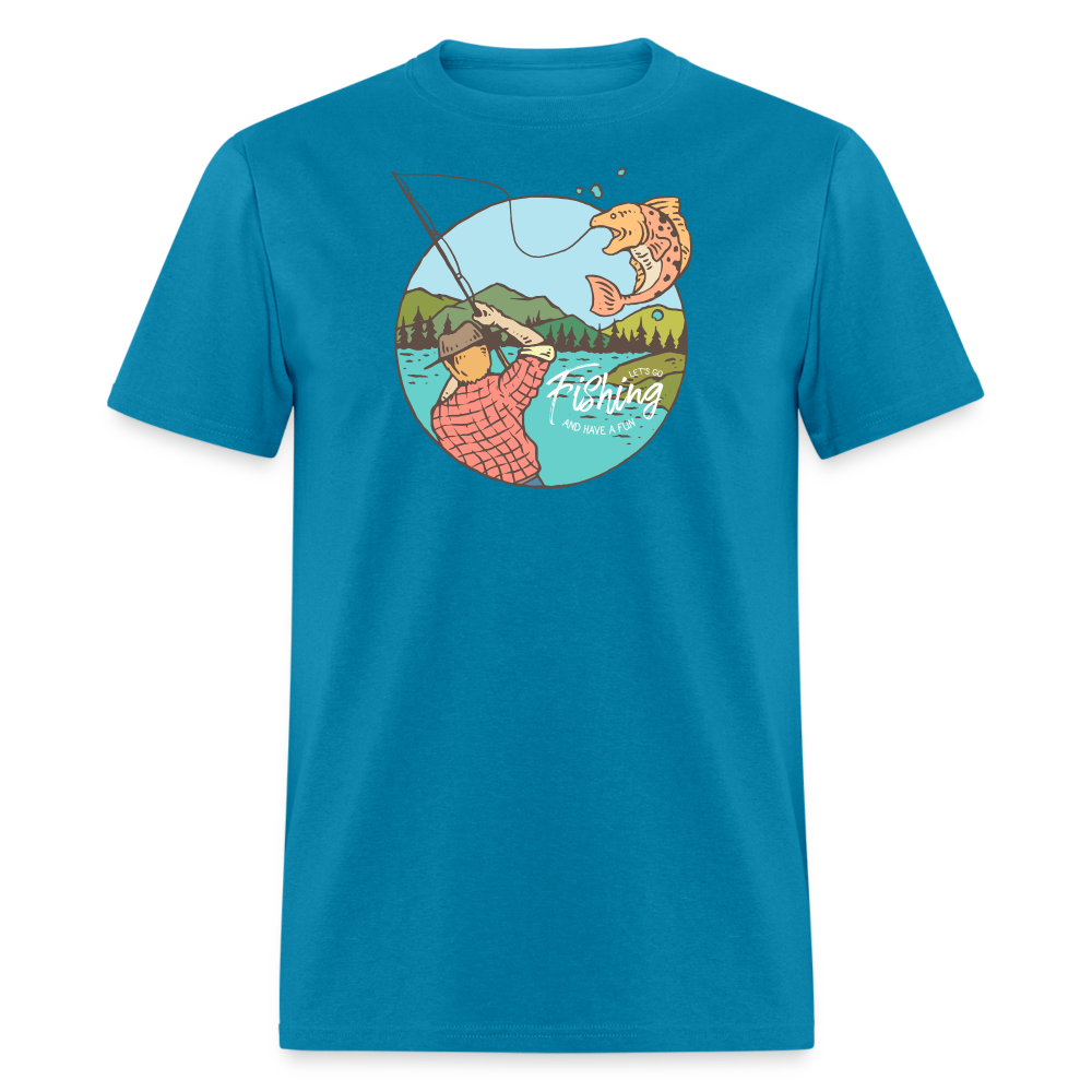 Lets Go Fishing - turquoise