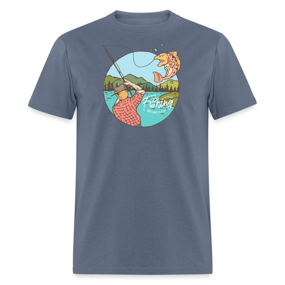 Lets Go Fishing - denim
