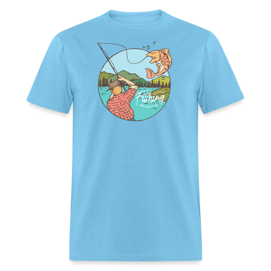 Lets Go Fishing - aquatic blue