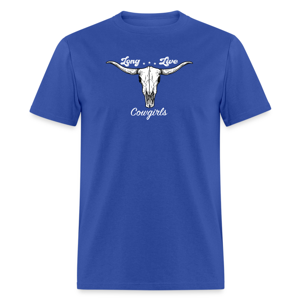 Long Live Cowgirls - royal blue