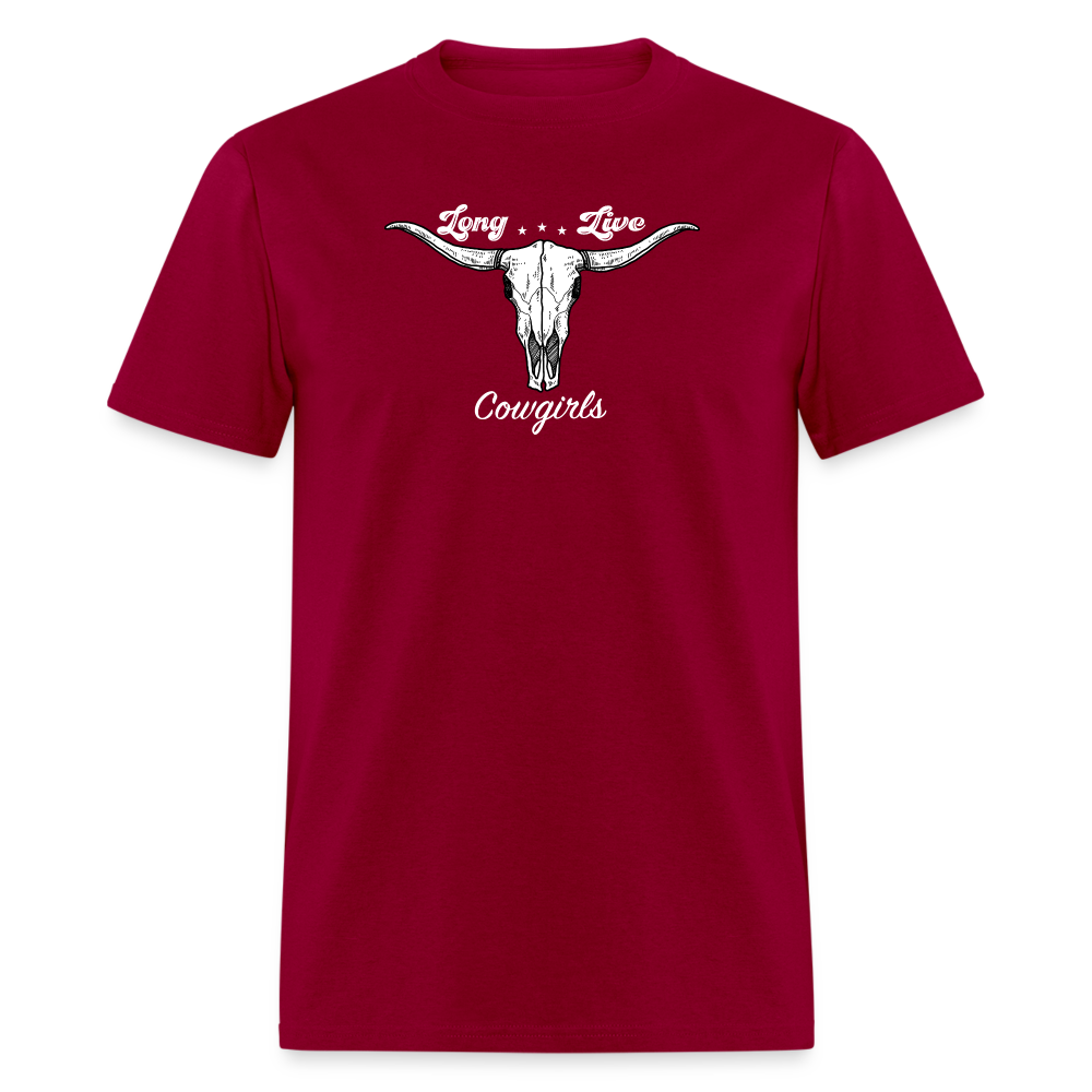 Long Live Cowgirls - dark red