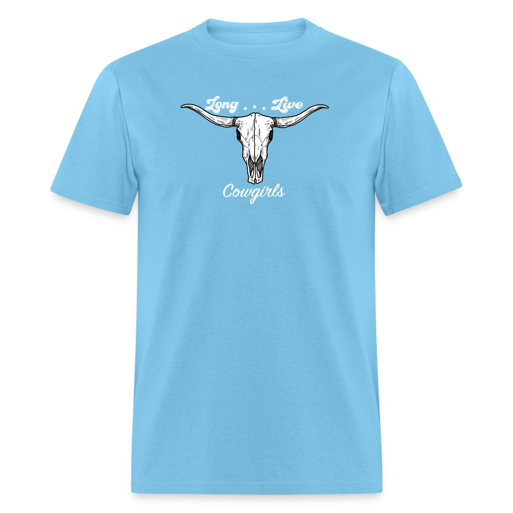 Long Live Cowgirls - aquatic blue