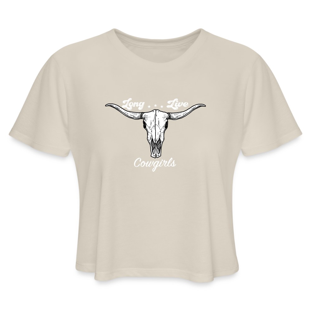 Crop Long Live Cowgirls - dust