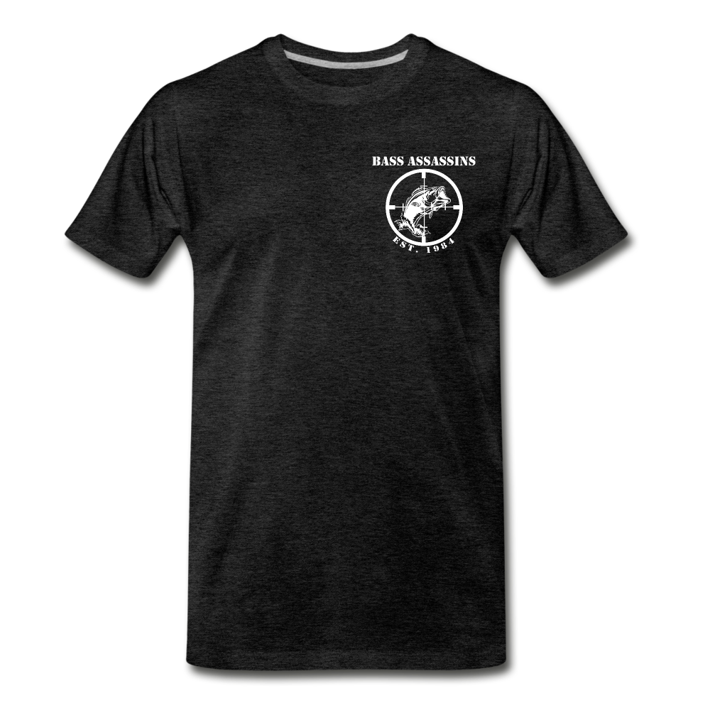 Bass Assassins Full Logo T - charcoal grey