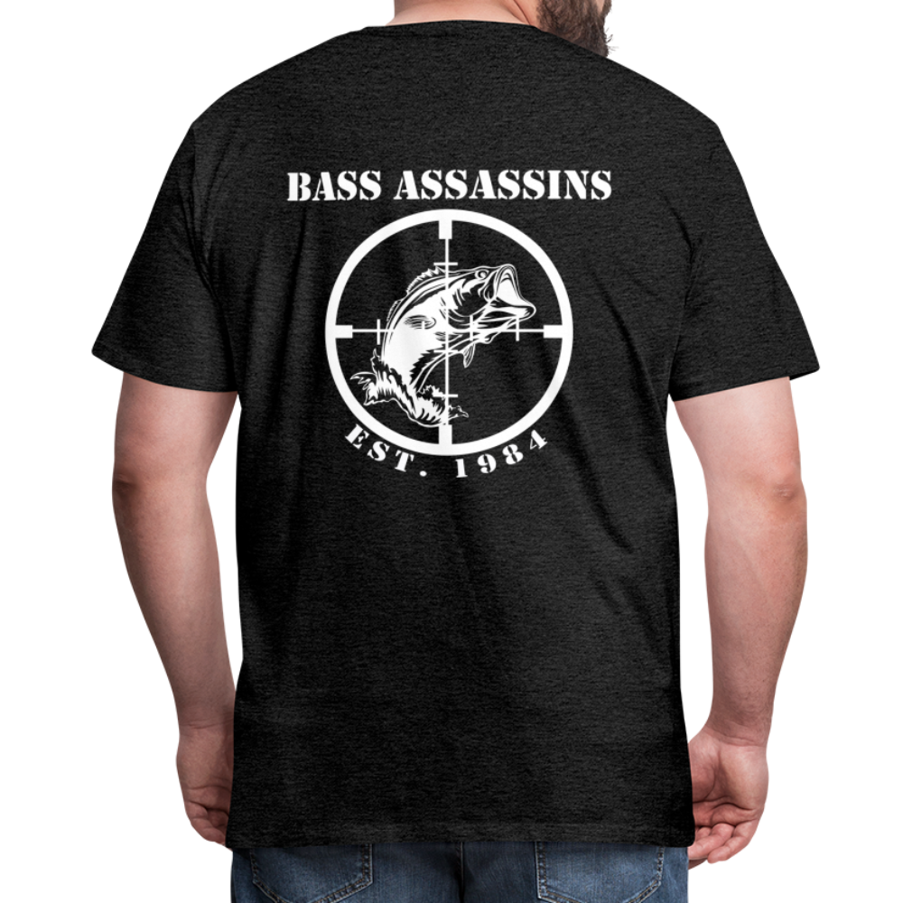 Bass Assassins Full Logo T - charcoal grey