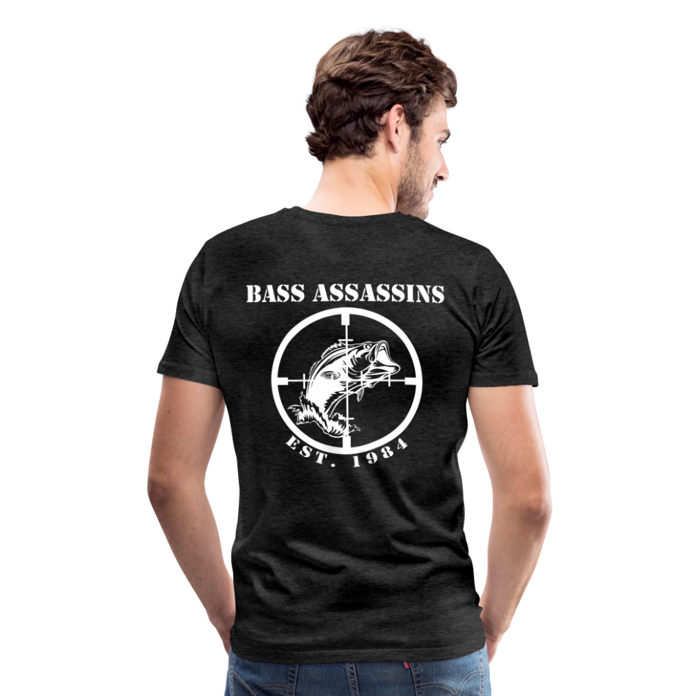 Bass Assassins Full Logo T - charcoal grey