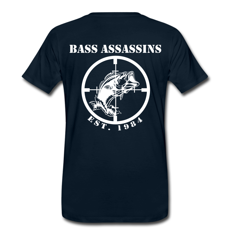 Bass Assassins Full Logo T - deep navy