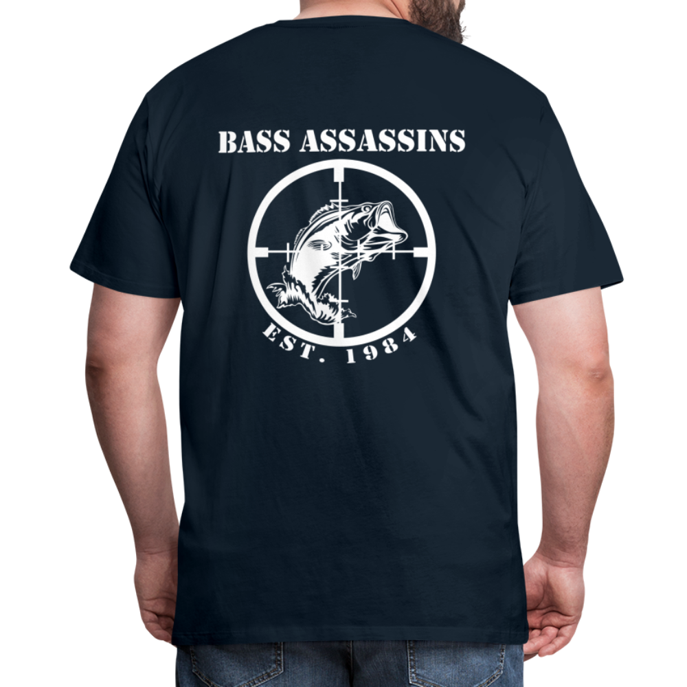 Bass Assassins Full Logo T - deep navy