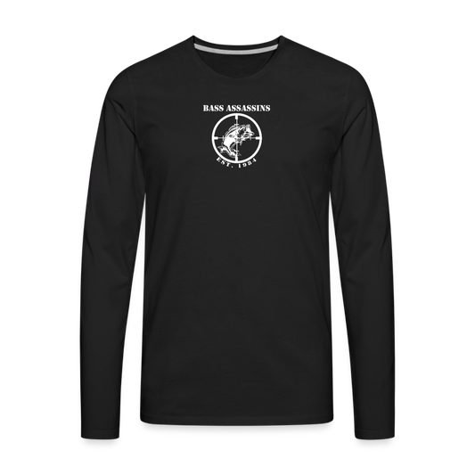 Bass Assassins Logo Full Long Sleeve - black