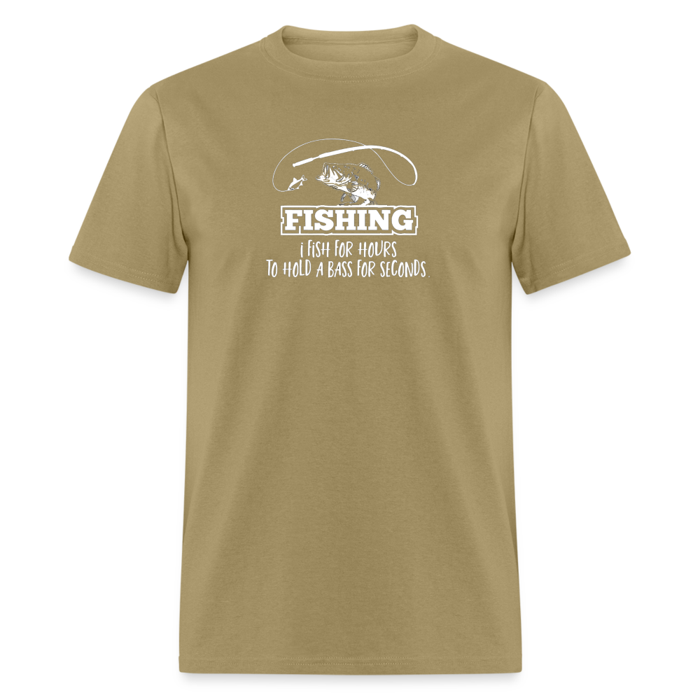 Fishing for Hours T - khaki