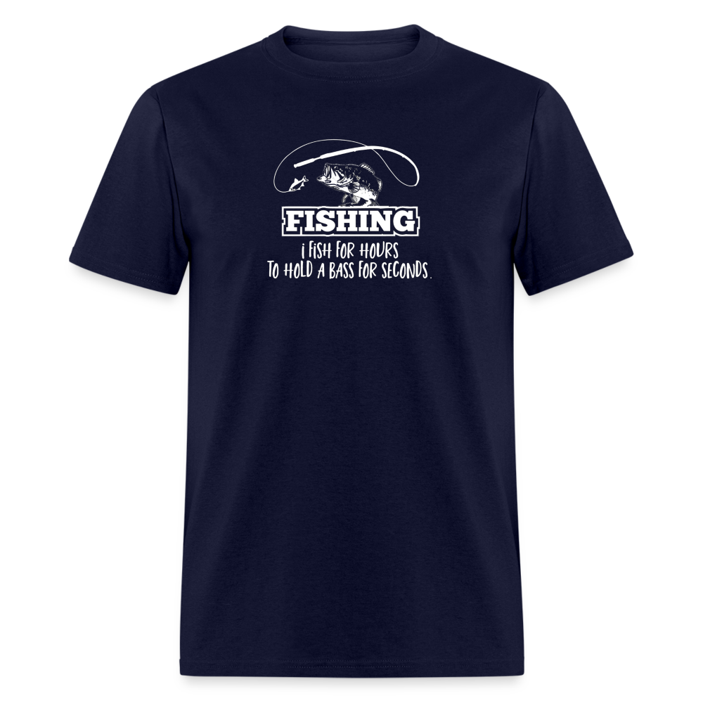 Fishing for Hours T - navy