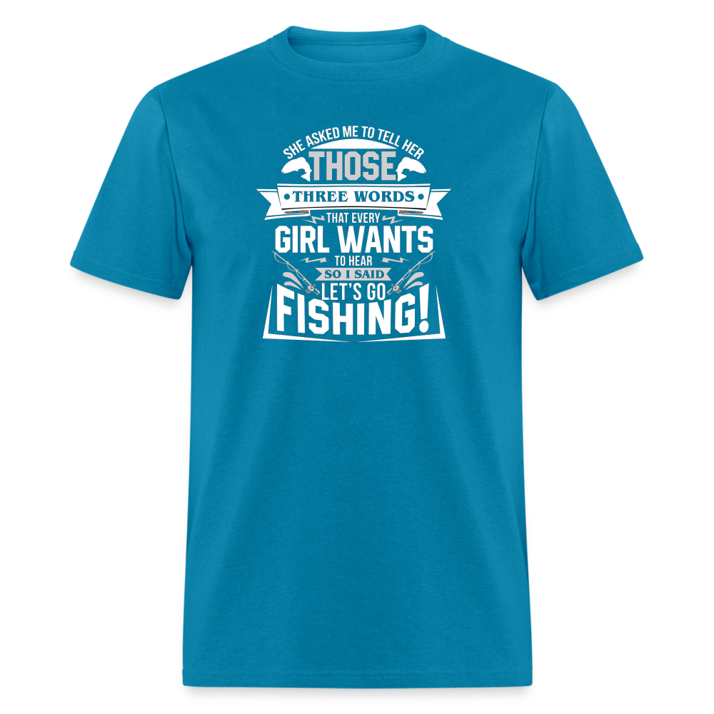 Let's Go Fishing - turquoise